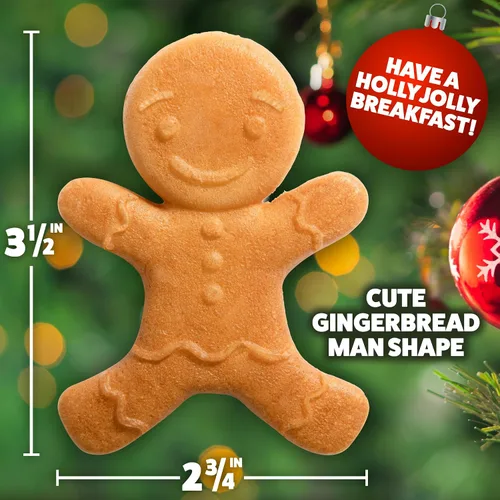 Vista 2 de Mini Waflera Hombre de Jengibre - Haz que esta Navidad sea Especial para los Niños con Plancha de Wafles Festiva de 4", Electrodoméstico Eléctrico