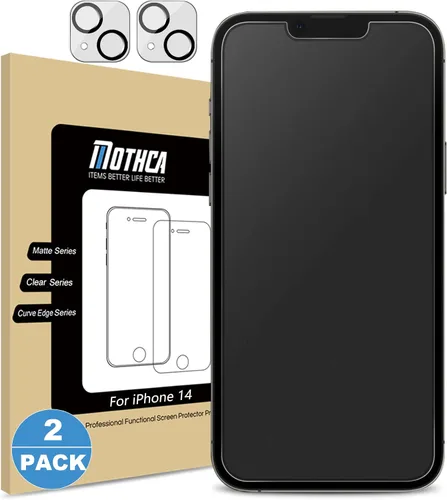 Vista 13 de Mothca Paquete de 2 protectores de pantalla de vidrio mate para iPhone Air / 17 Air [6.5 pulgadas] + Paquete de 2 protectores de lente de cámara