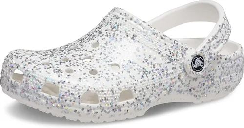 Vista 17 de Crocs Zuecos clásicos unisex con purpurina para adultos