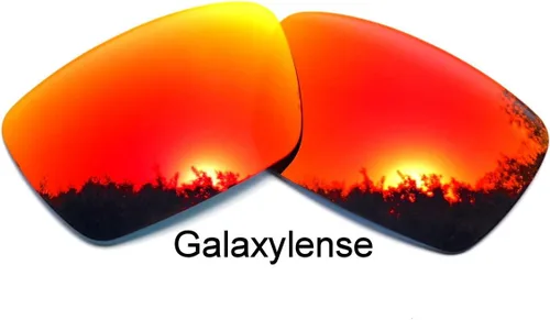 Vista 3 de Galaxy Lentes de repuesto para Oakley Fuel Cell Polarizado 100% UVAB (rojo)