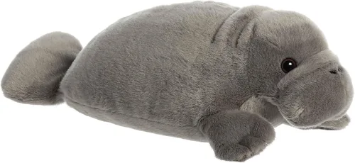 Vista 24 de Aurora® Adorable Flopsie™ - Animal de peluche con diseño de tiburón, facilidad para jugar, compañeros intemporales, color gris, 12 pulgadas