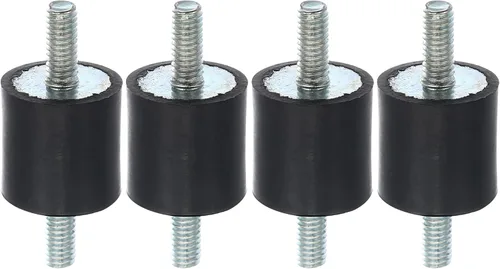 Vista 10 de X AUTOHAUX 4 unids M4 coche anti vibración goma aislador amortiguador 0.394x0.394 in caucho bobina montaje amortiguador montajes para compresores