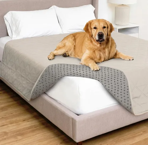 Vista 35 de GORILLA GRIP® Manta impermeable para perro, funda de sofá para perros, 30 x Borgoña