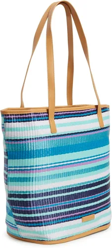 Vista 2 de Vera Bradley Bolsa de mano con cubo de paja