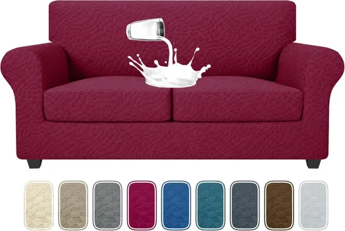 Vista 32 de YEMYHOM - Fundas elásticas para cojín individual, protector de sofá, silla, asiento, funda deslizante, funda suave de sofá, reemplazo, grande, a