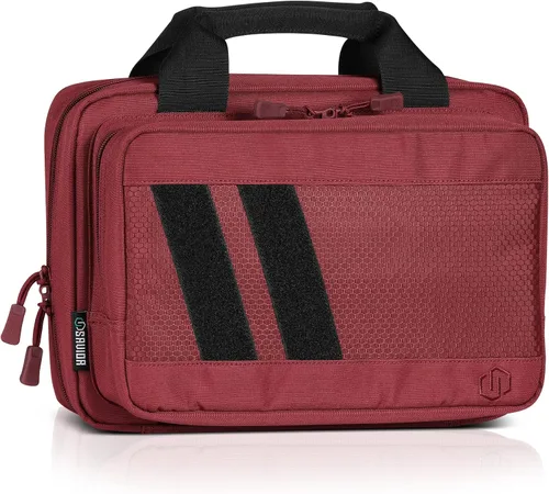 Vista 20 de Savior Equipment Specialist Series Tactical Double Scoped Handgun Firearm Case Pistol Bag For Outdoor Hunting Shooting Range, Lockable Compartment