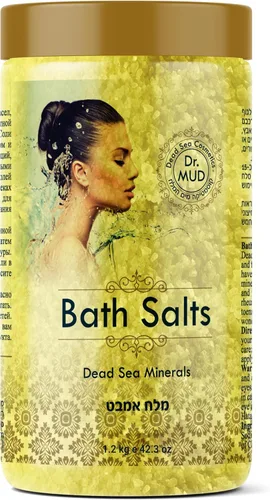 Vista 13 de Sal natural del mar muerto remojo de baño 100% rico en minerales, más minerales que la sal de Epsom, relajación profunda, desintoxicación, exfolia