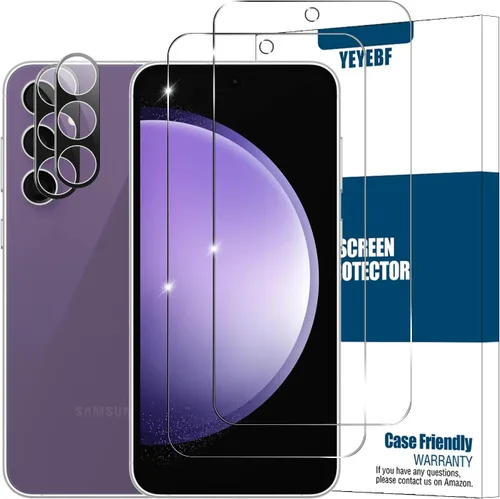Vista 20 de Protector de pantalla de vidrio templado transparente para Galaxy S20 FE HD + protectores de lente de cámara, [2+2 unidades] [vidrio 3D]