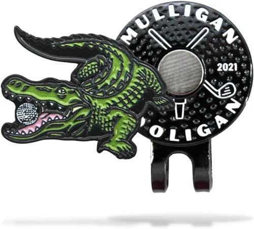 Vista 10 de MULLIGAN HOOLIGAN® Marcador de pelota de golf + clip magnético para sombrero Esmalte de alta calidad Regalo divertido para los amantes del golf