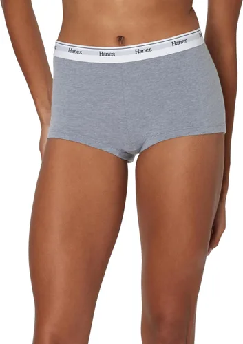 Vista 2 de Hanes Originals - Ropa interior de algodón elástico transpirable para mujer, paquete de 4