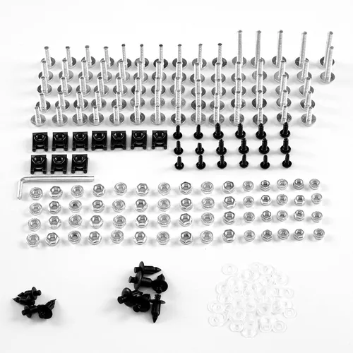 Vista 7 de Kit de pernos de carenado, tornillos, tuercas, arandelas, clips, kits de montaje de pernos de motocicleta aptos para Yamaha 2017 R6 R6 2017 2018