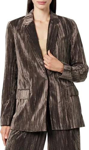 Vista 17 de The Drop Blake - Blazer largo para mujer Boucle negro