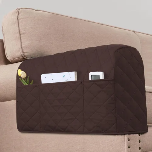 Vista 16 de H.VERSAILTEX Fundas para reposabrazos de sofá resistentes al agua, soporte de brazo de sofá con control remoto, organizador de reposabrazos