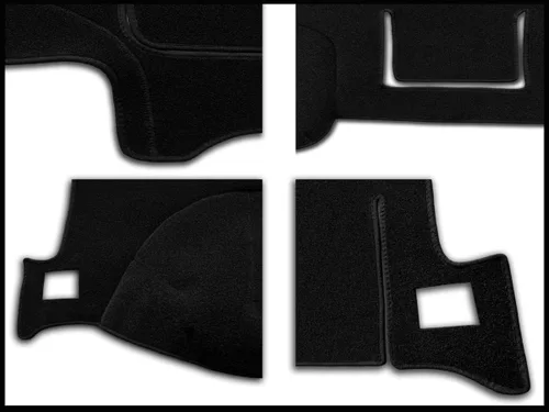 Vista 3 de Funda para salpicadero a medida, tapete protector de tablero para Toyota Tacoma 2005-2015 (Negro) F97