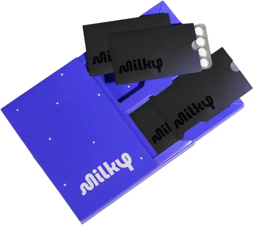 Vista 12 de Píldoras Milky para Intolerancia a la Lactosa - 10,800 FCC - Alivio para Intolerancia a la Lactosa - Tabletas de Enzima Lactasa - Fundas Portátiles