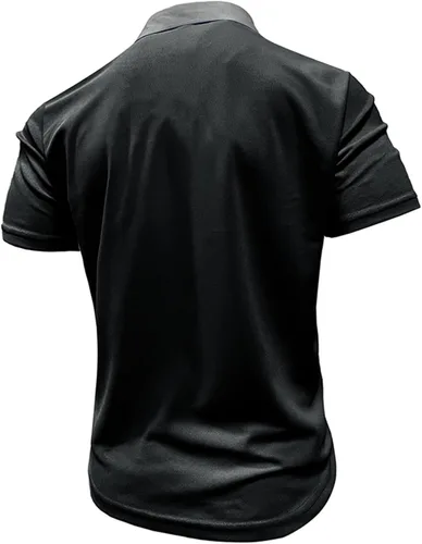 Vista 4 de Shirts for Men, Muscle Fitted Golf Shirts Summer Short Sleeve Pullover Tops Casual Lightweight Fishing Tees