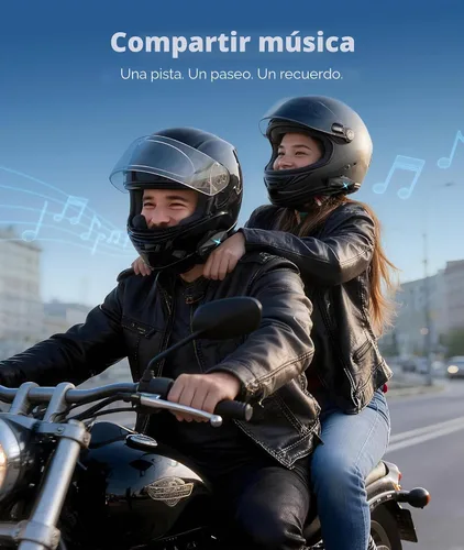 Vista 6 de ASMAX F1s - Auriculares Bluetooth para motocicleta con control de voz inteligente, sistemas de comunicación de casco de malla para 10 conductores