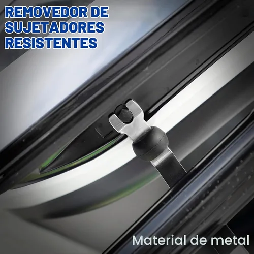 Vista 4 de LivTee Kit de Herramientas para Remover Molduras de Auto, Juego de Herramientas de Palanca Removedoras de Sujetadores de Clips, 100 Piezas de Clips