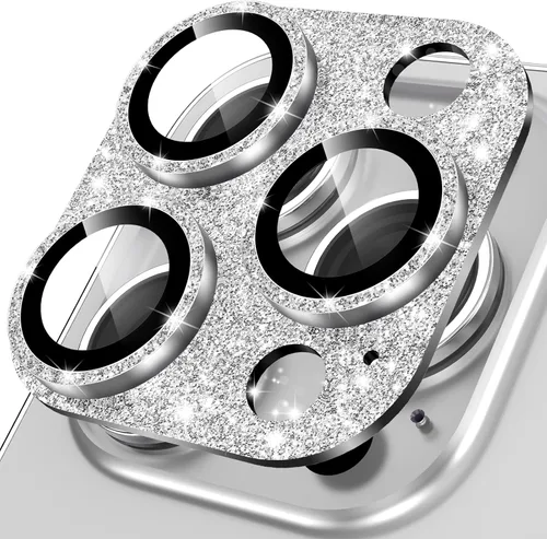 Vista 11 de YWXTW Protector de lente de cámara para iPhone 13 Pro/iPhone 13 Pro Max, [Diseño Brillante de 4.ª Generación Nuevo] Protector de pantalla de lente