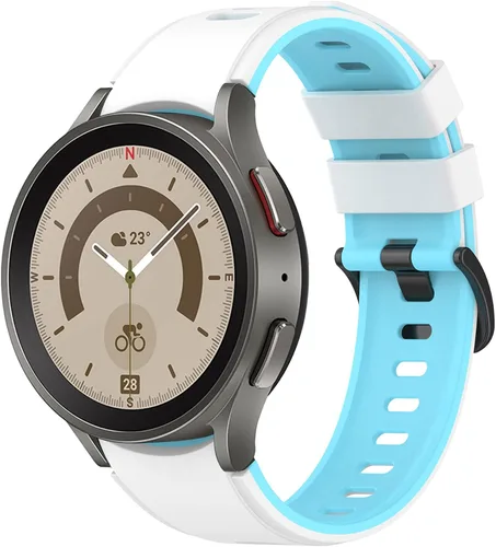 Vista 24 de VeveXiao Correa deportiva compatible con Samsung Galaxy Watch 5 Pro de 1.772 pulgadas/Watch 4 Classic 1.654 pulgadas/1.811 pulgadas, sin huecos
