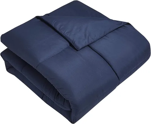 Vista 18 de Blue Ridge Home Fashions - Edredón sintético de microfibra para todas las estaciones, relleno de poliéster hipoalergénico, Algodón, Negro, King