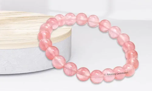 Vista 815 de Amazing Gemstone Crystal Bracelet for Women Men's Gifts - Protection Healing Crystal Bracelet - 8mm Gemstone Beaded Stretchable Bracelet Pulseras