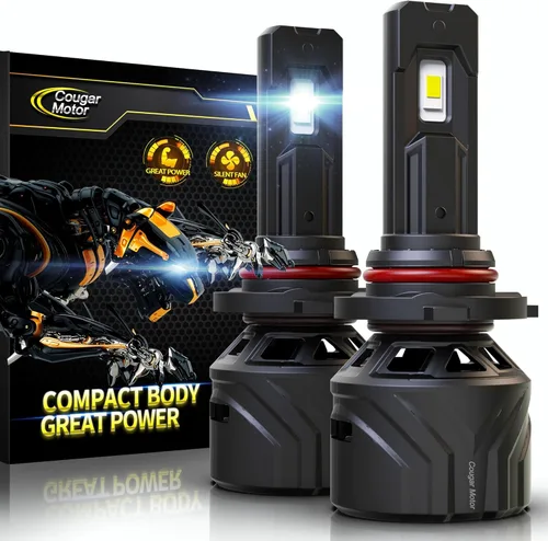 Vista 10 de Cougar Motor - Bombillas H4, 9003 luces antiniebla 6500K blancas sin polaridad para uso en carretera o todoterreno, enchufe y uso - Paquete de 2