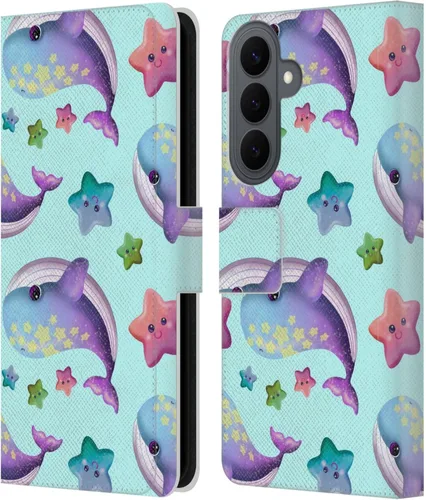 Vista 80 de Head Case Designs Officially Licensed Carla Morrow Colorful Space Dice Patterns Leather Wallet Case Compatible with Samsung Galaxy A07 4G