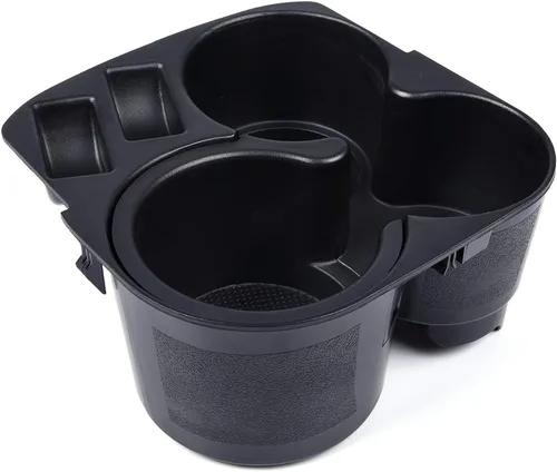 Vista 12 de PIT66 Soporte para taza de consola central, compatible con Dodge Ram 1500 2500 3500 2003-2012 negro mate 6L3Z-18264A01-B