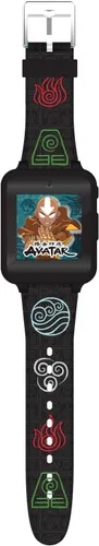 Vista 5 de Accutime Avatar - Reloj inteligente con pantalla táctil de aprendizaje educativo negro para niños, niñas, unisex, cámara selfie, alarma, calculadora
