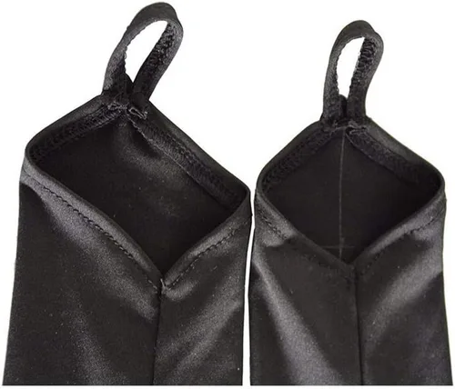 Vista 41 de Shinningstar Guantes largos de elastano elástico sin dedos sobre el codo para niñas y niños adultos