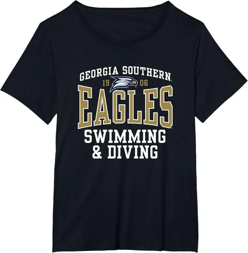 Vista 17 de Georgia Southern University Eagles Swimming and Diving T-Shirt