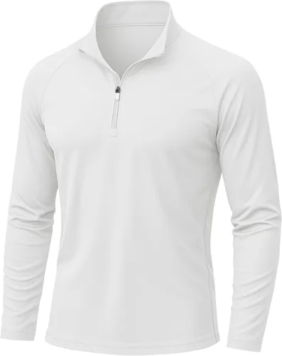Vista 16 de KEFITEVD Camiseta de manga larga con protección solar UPF 50+ con Azur
