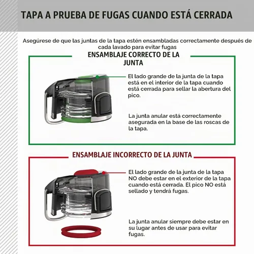 Vista 6 de THERMOS ICON Botella de agua aislada a prueba de fugas de 18 onzas con boquilla, mantiene las bebidas frías 16 horas, asa de transporte, apta