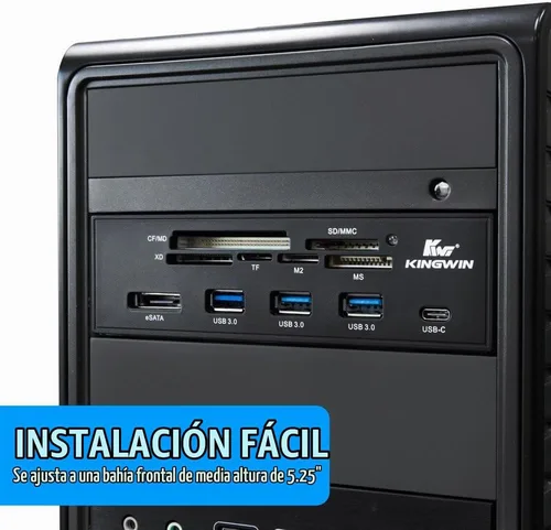 Vista 2 de Controlador de refrigeración KingWin, Negro