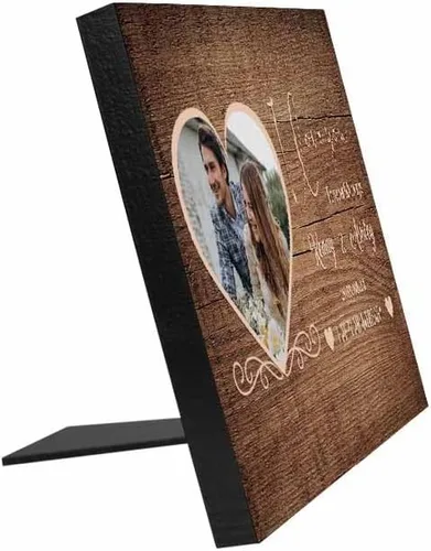 Vista 2 de Marco de fotos de boda personalizado con nombre de foto, regalos de boda personalizados para parejas, marco de fotos de boda personalizado, regalo