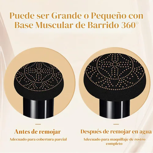 Vista 7 de Cojín de aire de cabeza de hongo CC Cream Strong Concealer, Buff Beige