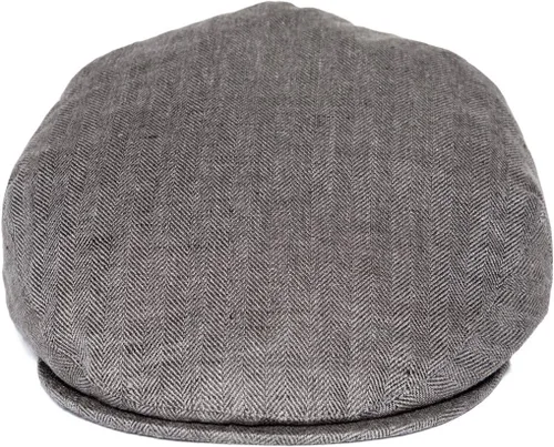 Vista 3 de Sombrero de verano transpirable para hombre de lino con hiedra plana