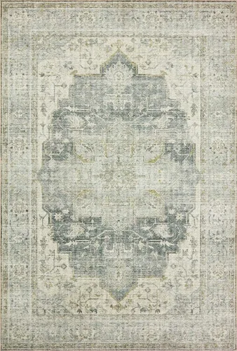 Vista 3 de Loloi II Colección Skye SKY-12 - Alfombra de área, 5'-0" x 7'-6", carbón/paloma