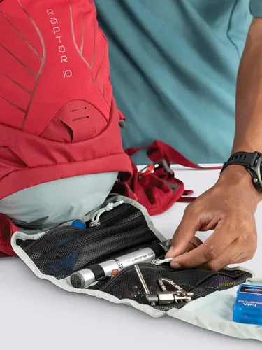 Vista 8 de Osprey Mochila de hidratación para bicicleta Raptor 10 para hombre
