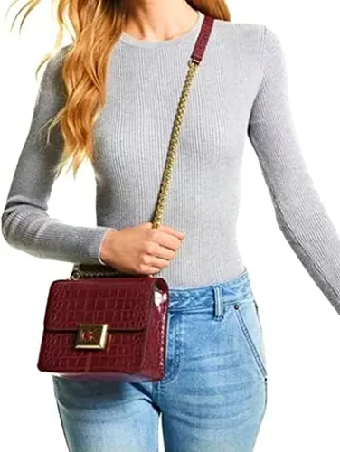 Vista 2 de Michael Kors Bolso bandolera pequeño de piel Sonia para mujer