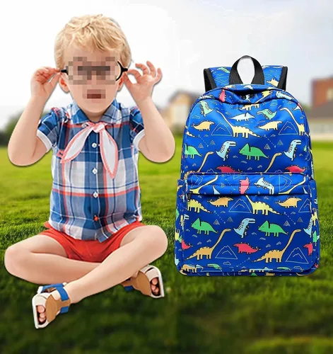Vista 9 de CAMTOP Mochila preescolar para niños, mochila de jardín de infantes, mochila escolar, M