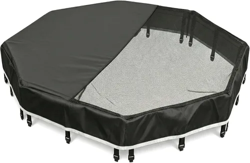 Vista 12 de PJYuCien Bolsa de Almacenamiento para Corralito de Perros, Adecuada para Corralito Plegable de Ejercicio para Mascotas de 61x61 cm, Valla