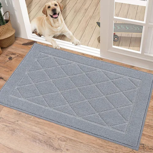 Vista 65 de BEQHAUSE - Tapete para puerta de 20 x 32 pulgadas, antideslizante, color beige