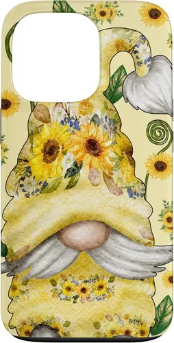 Vista 10 de Unique Sunflower Gnome for Spring and Summer Cute Pattern Case for iPhone 17