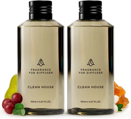 Vista 15 de AromaPlan Aromas, Aceites Esenciales de Olor Limpio, Casa Limpia (148ml / 5 Fl Oz) - Aceite Esencial de Aroma Fresco para Difusor, Fragancia de EE.