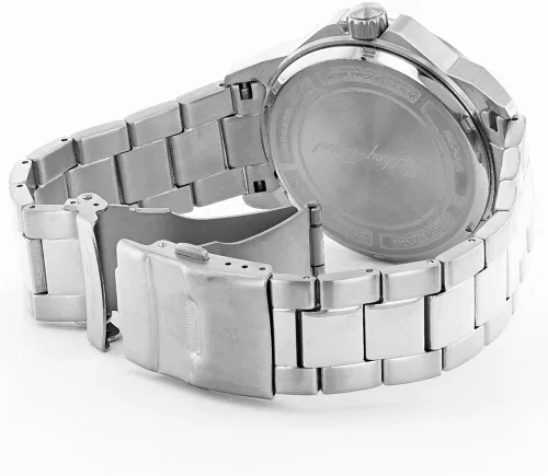 Vista 3 de Mathey-Tissot Reloj de cuarzo suizo Excalibur MTWG2001102 para hombre, Plateado oscuro, Mathey Tissot Excalibur Collection Reloj de tres manecillas