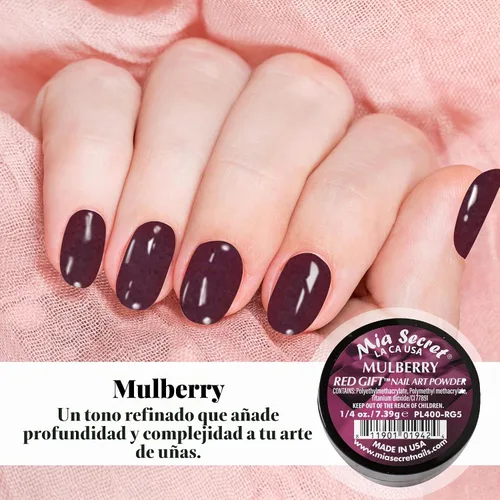 Vista 4 de Mia Secret - Colección de polvo acrílico para uñas, polímero Marry ME, 6 piezas