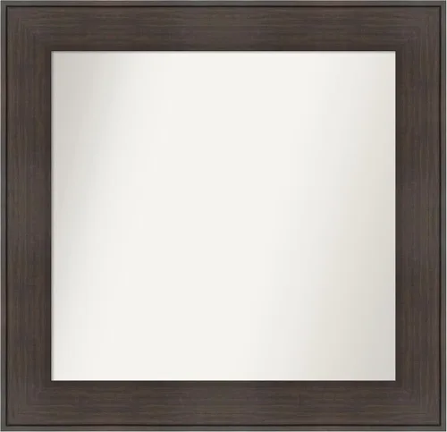 Vista 17 de Amanti Art Espejo personalizado, espejo de baño de veta de madera rústica William, espejo de pared o espejo de tocador de baño sobre el fregadero