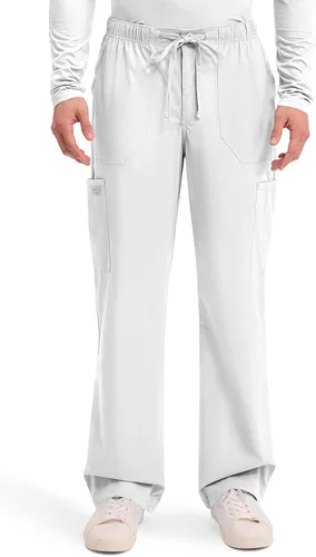 Vista 18 de Cherokee WW Professionals - Pantalones de uniforme médico para hombre con Azul Cielo